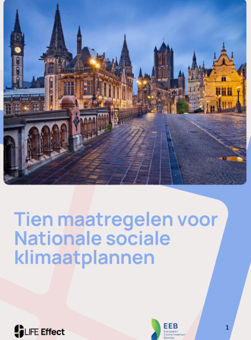 Tien maatregelen voor Nationale sociale klimaatplannen