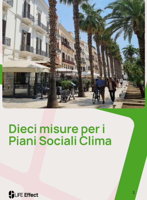 Dieci misure per i Piani Sociali Clima