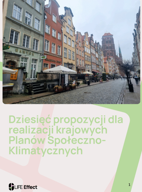 Dziesięć propozycji dla realizacji krajowych Planów Społeczno-Klimatycznych