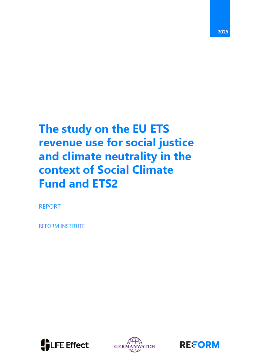 Study on EU ETS revenue use for social justice and climate neutrality