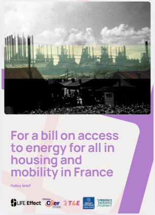 For a bill on access to energy for all in housing and mobility in France